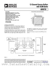 ADD8701ACP datasheet pdf Analog Devices