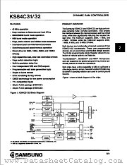 KS84C32 datasheet pdf Samsung Electronic