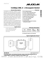 MAX3841ETG datasheet pdf MAXIM - Dallas Semiconductor