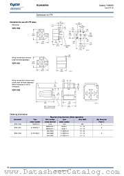 VCF4 datasheet pdf Tyco Electronics