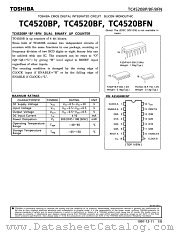 TC4520 datasheet pdf TOSHIBA