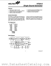 HT2813G datasheet pdf Holtek Semiconductor