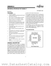 MB86961APF-G datasheet pdf Fujitsu Microelectronics