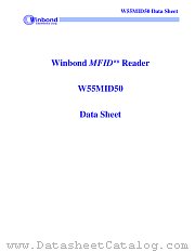 W55MID50 datasheet pdf Winbond Electronics