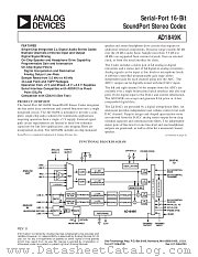 AD1849KP datasheet pdf Analog Devices