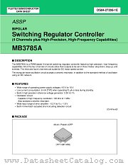 MB3785 datasheet pdf Fujitsu Microelectronics