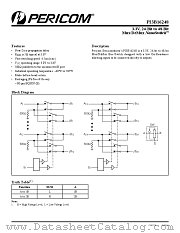 PI3B16248B datasheet pdf Pericom Technology