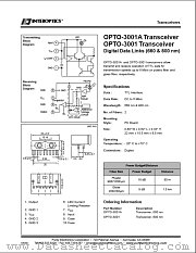 OPTO-3001A datasheet pdf etc