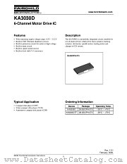 KA3030DTF datasheet pdf Fairchild Semiconductor