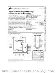 ADC1251CMJ/883 datasheet pdf National Semiconductor