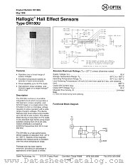 OH180U datasheet pdf Optek Technology