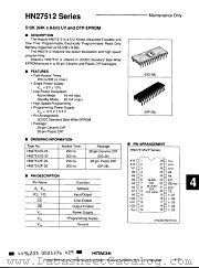 HN27512G-25 datasheet pdf Hitachi Semiconductor