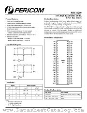 PI3C16210K datasheet pdf Pericom Technology
