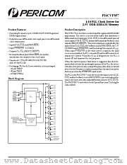 PI6CVF857AE datasheet pdf Pericom Technology