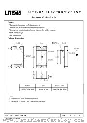 LTST-C150CBKT datasheet pdf Lite-On Technology Corporation