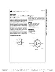 LMC6001AIH datasheet pdf National Semiconductor