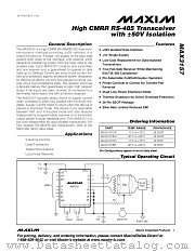 MAX3157EPI datasheet pdf MAXIM - Dallas Semiconductor