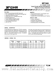 MP7680KE datasheet pdf Exar