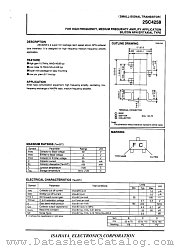 2SC4258 datasheet pdf Isahaya Electronics Corporation