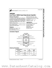 LMC6024IN datasheet pdf National Semiconductor