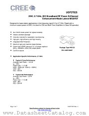 UGF27025 datasheet pdf etc