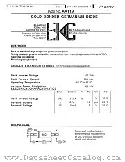 AA119 datasheet pdf BKC International Electronics
