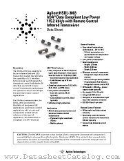 HSDL-3003 datasheet pdf Agilent (Hewlett-Packard)