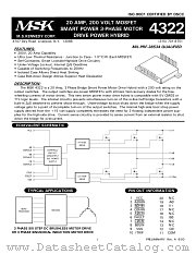 MSK4322U datasheet pdf M.S. Kennedy Corp.