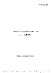 NSHU590A datasheet pdf NICHIA CORPORATION