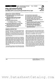 PAL16V8 datasheet pdf Advanced Micro Devices