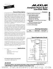 MAX1552ETE datasheet pdf MAXIM - Dallas Semiconductor