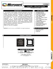 LX5506E datasheet pdf Microsemi