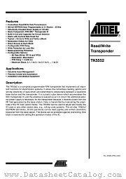 TK5552A-PP datasheet pdf Atmel