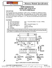 KVR133X64C31G datasheet pdf Kingston Technology