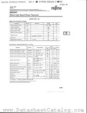 2SC3847 datasheet pdf Fujitsu Microelectronics