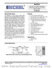 MIC2224YML datasheet pdf Micrel Semiconductor