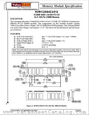 KVR133X64C3512 datasheet pdf Kingston Technology
