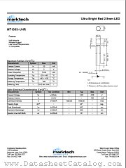 MT1363-UHR datasheet pdf Marktech Optoelectronics