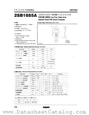 2SB1085A datasheet pdf ROHM
