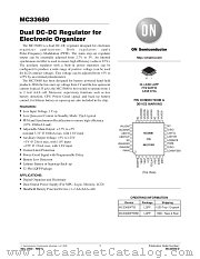 MC33680FTBR2 datasheet pdf ON Semiconductor