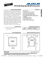 MAX8740ETB datasheet pdf MAXIM - Dallas Semiconductor