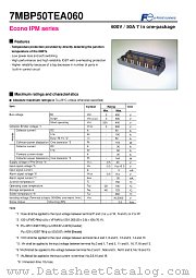 7MBP50TEA060 datasheet pdf Fuji Electric