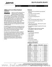 EL2170CS-T7 datasheet pdf Intersil