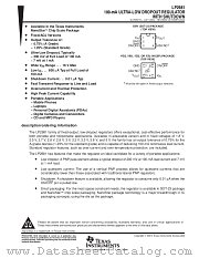 LP2981A-25DBVT datasheet pdf Texas Instruments