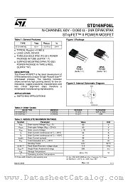 STD16NF06L-1 datasheet pdf ST Microelectronics