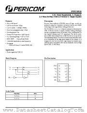 PI3USB10 datasheet pdf Pericom Technology
