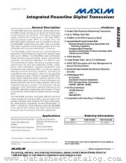 MAX2986CXV datasheet pdf MAXIM - Dallas Semiconductor