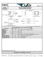 C2024 datasheet pdf Tyco Electronics