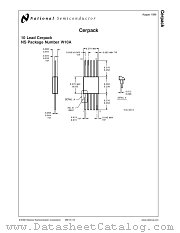 CERPACK datasheet pdf National Semiconductor