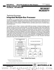MC68307 datasheet pdf Motorola